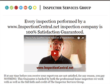 Tablet Screenshot of inspectioncentral.net
